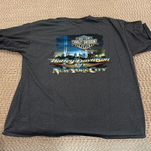 HARLEY-DAVIDSON NYC TEE SIZE XXL 
PET/SMOKE FREE HOME